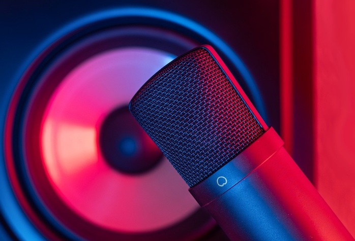 Microphone and turntable